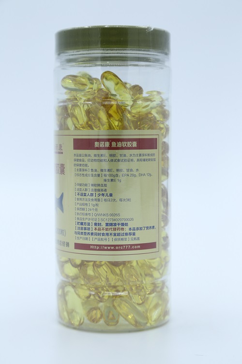 奧諾康魚油軟膠囊